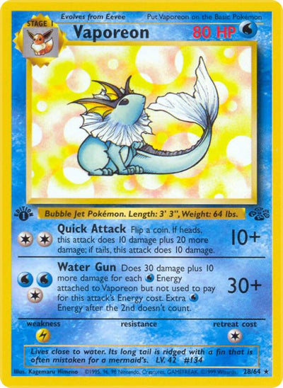 Vaporeon #28/64 - Jungle