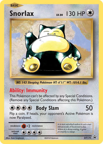 Snorlax #XY179 - XY Promos