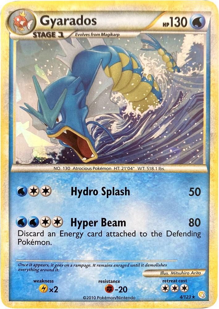 Gyarados (Cracked Ice Holo) #004/123 - Miscellaneous Cards & Products