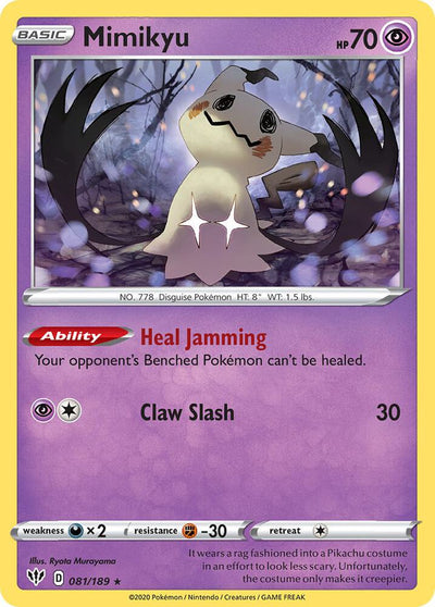Mimikyu (Cosmos Holo) #081/189 - Miscellaneous Cards & Products