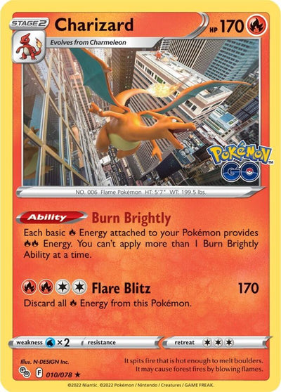 Charizard #010/078 - Pokemon GO