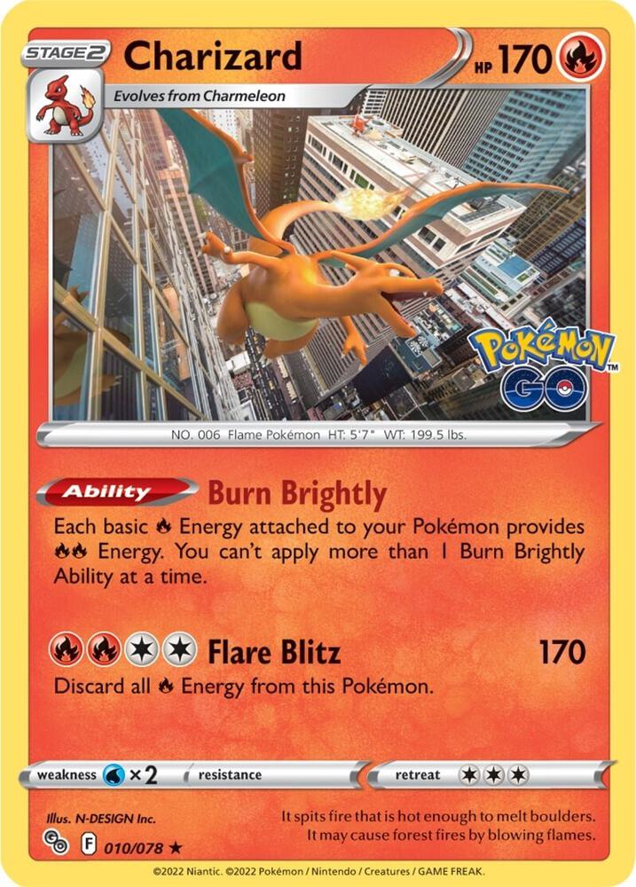 Charizard #010/078 - Pokemon GO