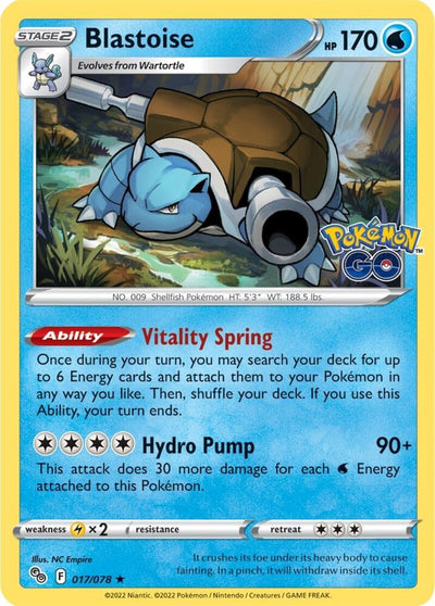 Blastoise #017/078 - Pokemon GO