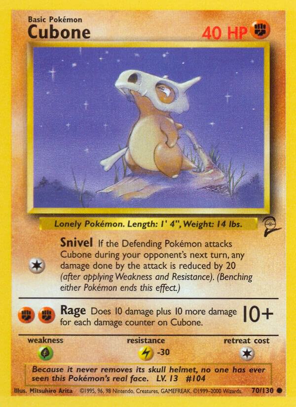 Cubone #070/130 - Base Set 2