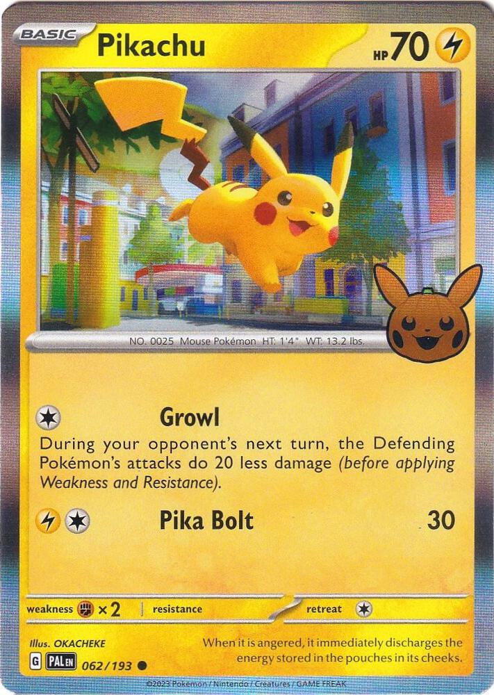 Pikachu #062/193 - Trick or Trade BOOster Bundle 2023