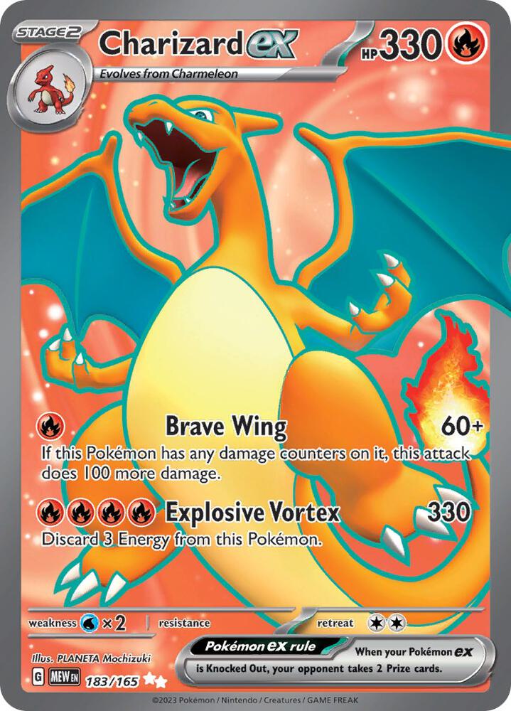 Charizard ex #183/165 - SV: Scarlet & Violet 151