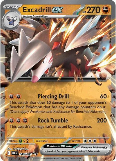 Excadrill ex #046/086 - SV: Black Bolt