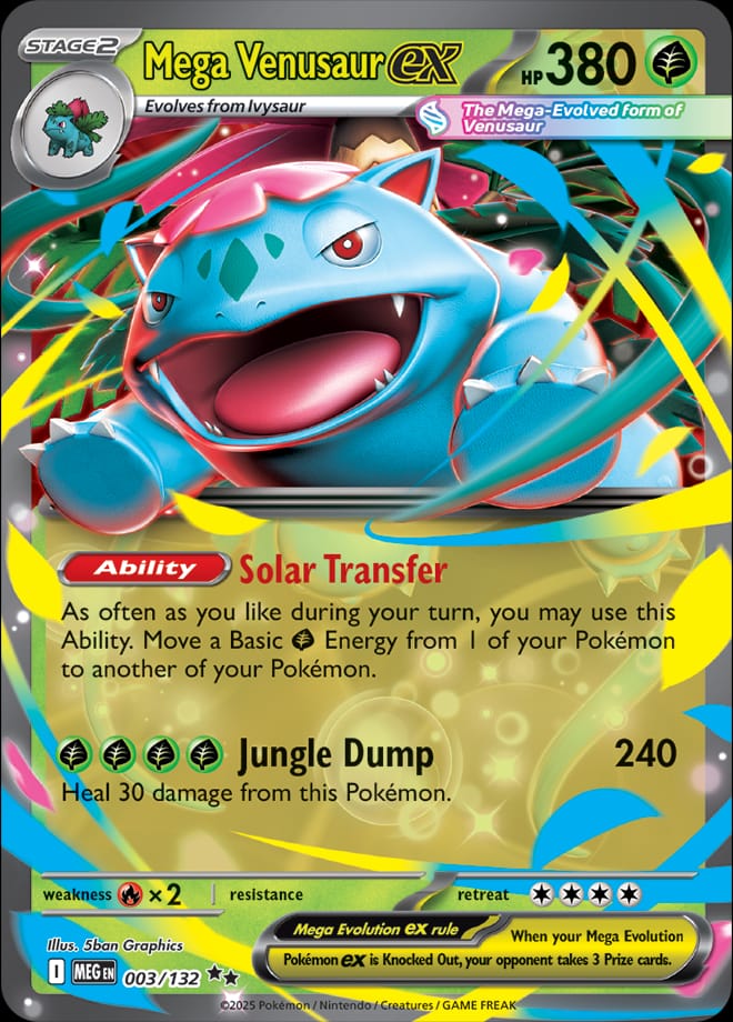 Mega Venusaur ex #003/132 - ME01: Mega Evolution