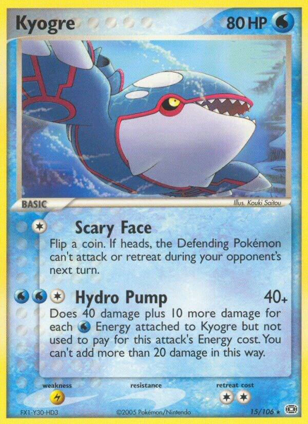 Kyogre #15/106 - Emerald