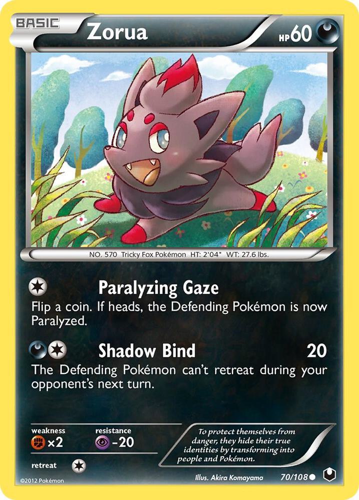 Zorua #70/108 - Dark Explorers