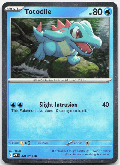 Totodile (Cosmos Holo) Holo Common Miscellaneous Cards & Products 041/217 NM