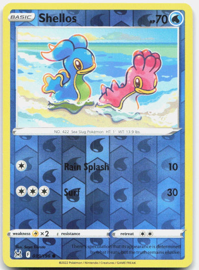 Shellos 039/196 Common Lost Origin Pokemon Reverse Holo Near Mint