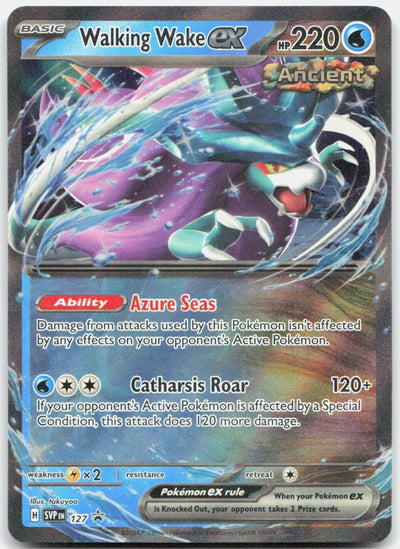 Walking Wake ex Holo Promo SV: Scarlet & Violet Promo Cards 127 NM