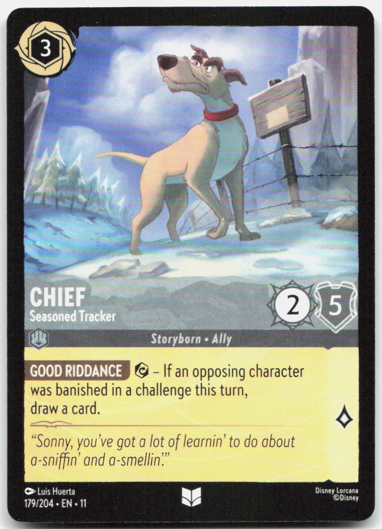Chief - Seasoned Tracker Uncommon Winterspell 179/204 NM