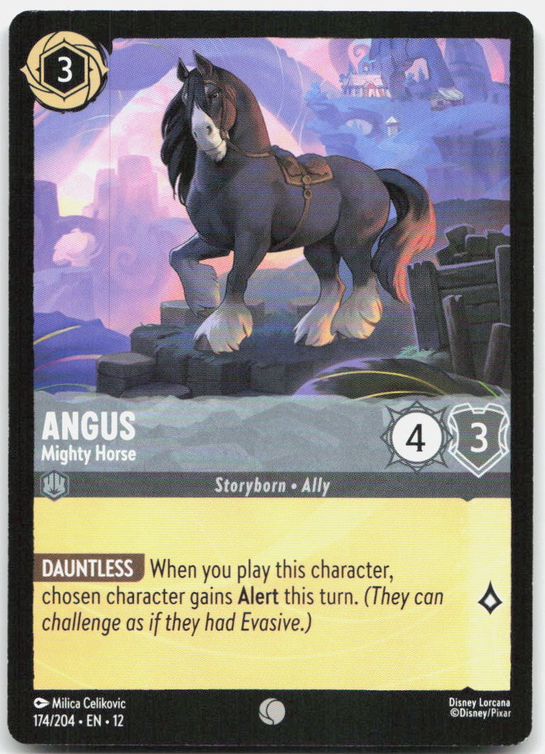 Angus - Mighty Horse Common Wilds Unknown 174/204 NM