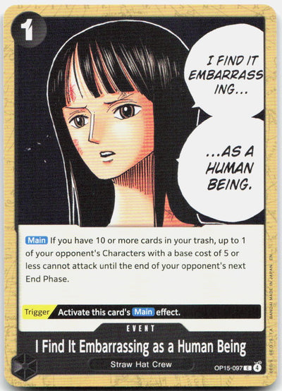 I Find It Embarrassing as a Human C Adventure on Kami's Island Release OP15-097