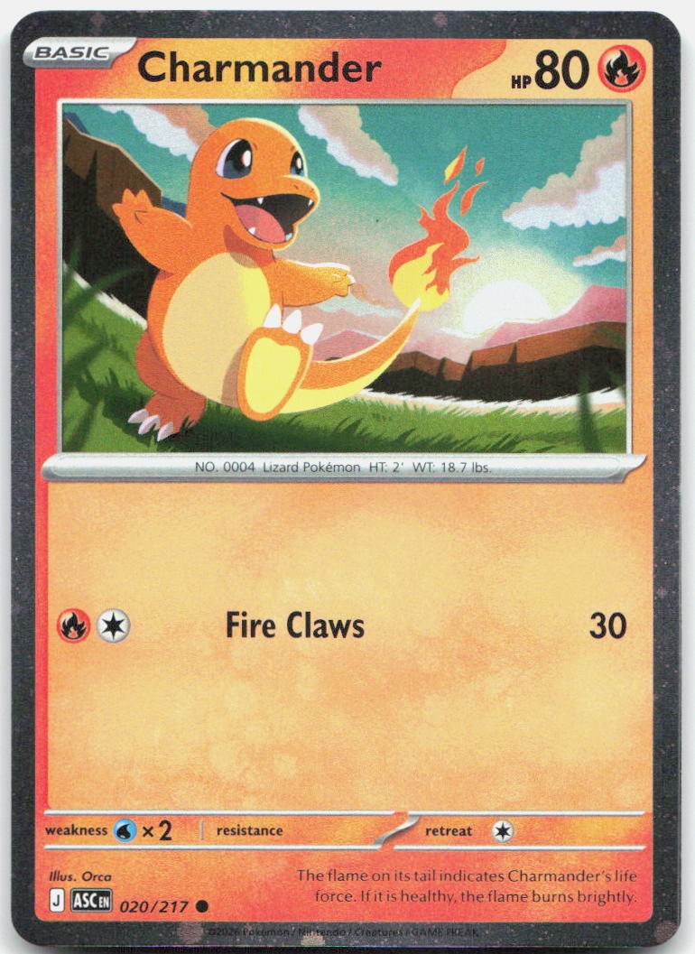 Charmander - (Cosmos Holo) Holo Common Miscellaneous Cards & Products 020/217 NM