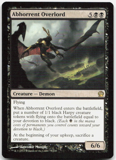Abhorrent Overlord R Theros 75 NM