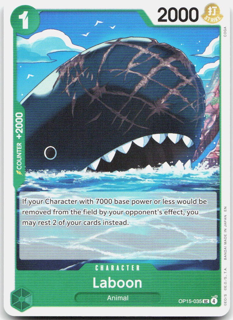Laboon UC Adventure on Kami's Island OP15-035 NM