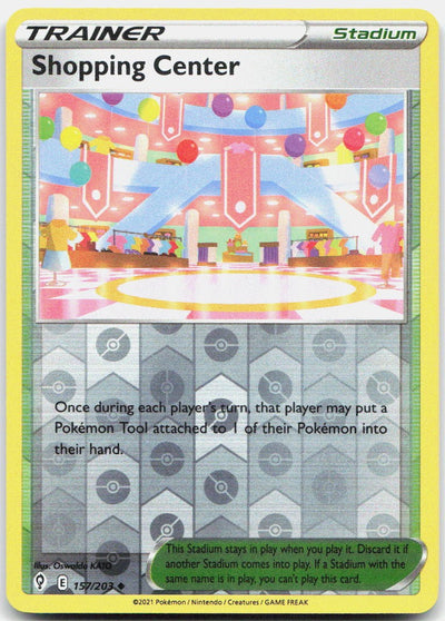 Shopping Center Reverse Holo Uncommon SWSH07: Evolving Skies 157/203 NM