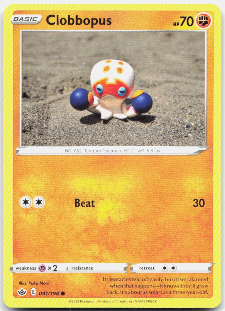 Clobbopus 091/198 Common Chilling Reign Pokemon Near Mint