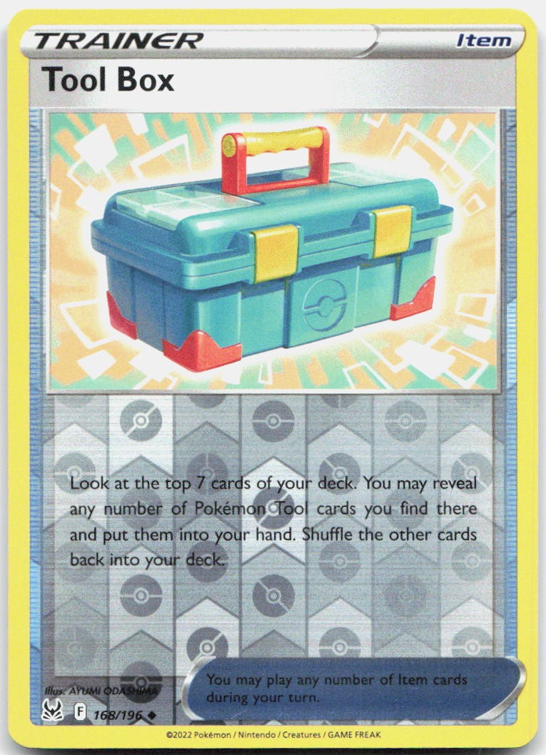 Tool Box Reverse Holo Uncommon SWSH11: Lost Origin 168/196 NM