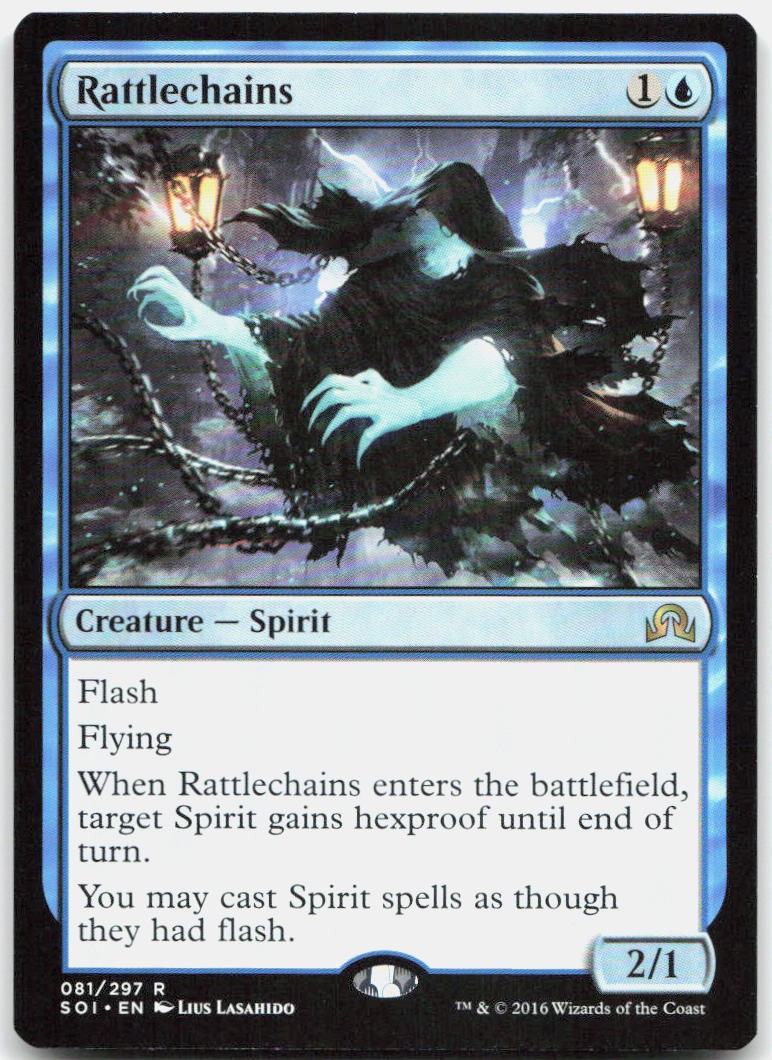 Rattlechains 81 Rare Shadows over Innistrad Magic: The Gathering Near Mint