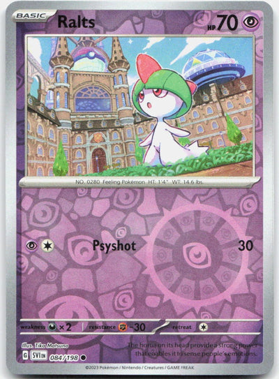 Ralts Reverse Holo Common SV01: Scarlet & Violet Base Set 084/198 NM