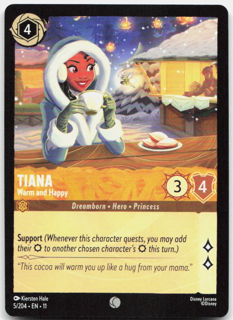 Tiana - Warm and Happy Common Winterspell 5/204 NM
