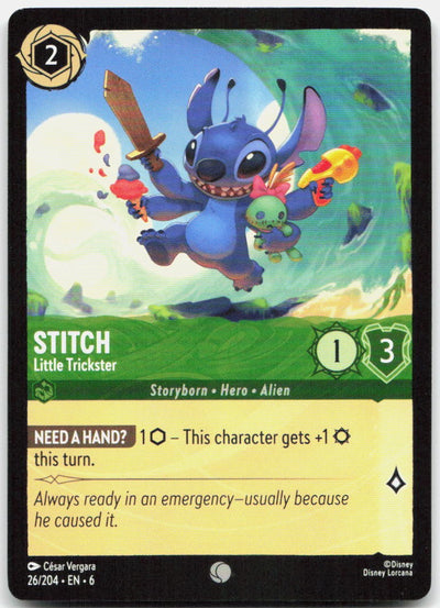 Stitch - Little Trickster Common Azurite Sea 26/204 NM