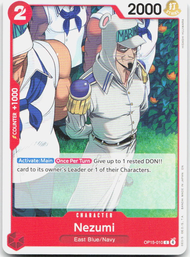 Nezumi C Adventure on Kami's Island OP15-010 NM