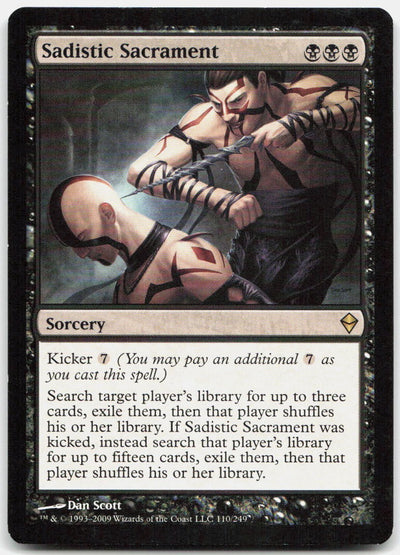 Sadistic Sacrament R Zendikar 110 NM