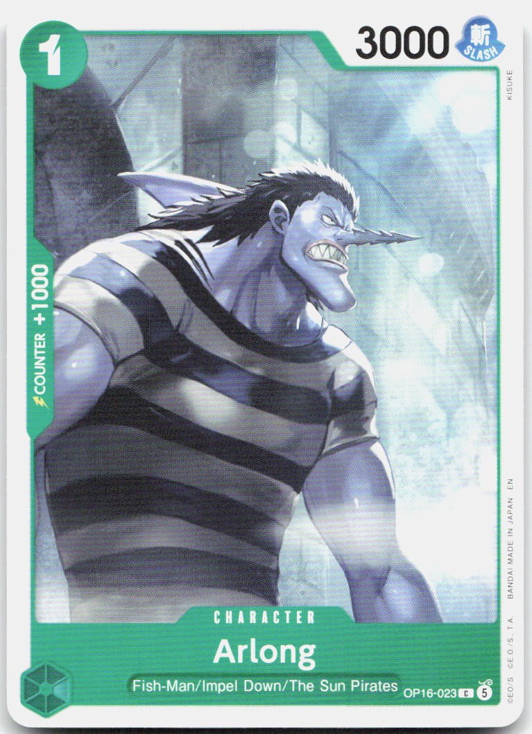 Arlong C The Time of Battle OP16-023 NM