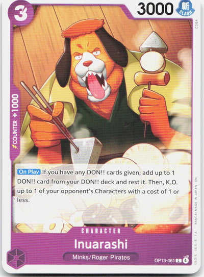 Inuarashi C Carrying On His Will OP13-061 NM