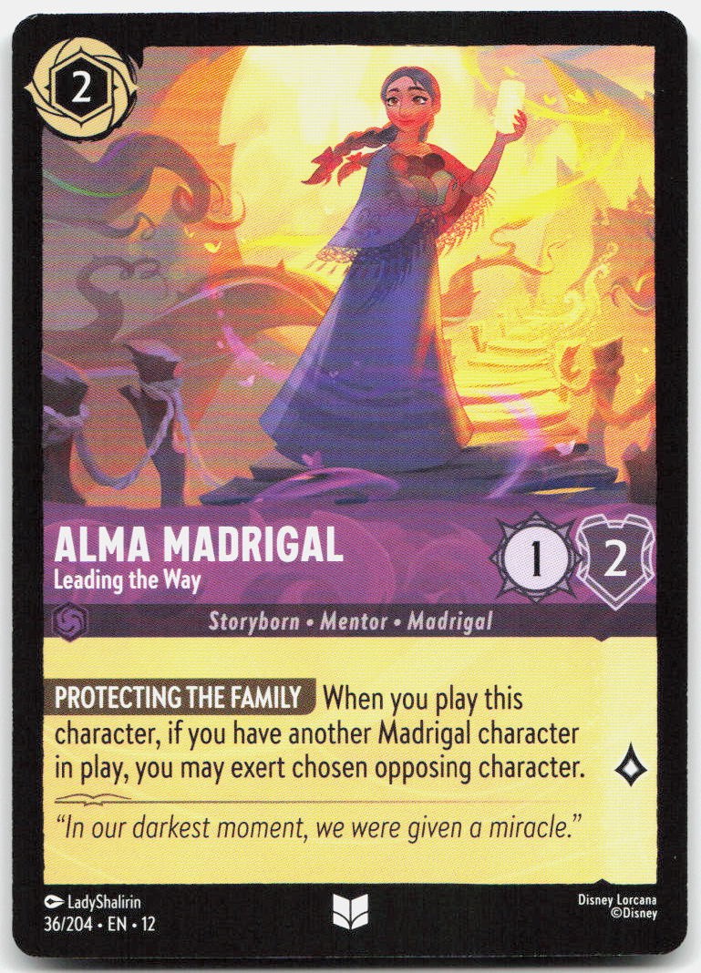 Alma Madrigal - Leading the Way Uncommon Wilds Unknown 36/204 NM