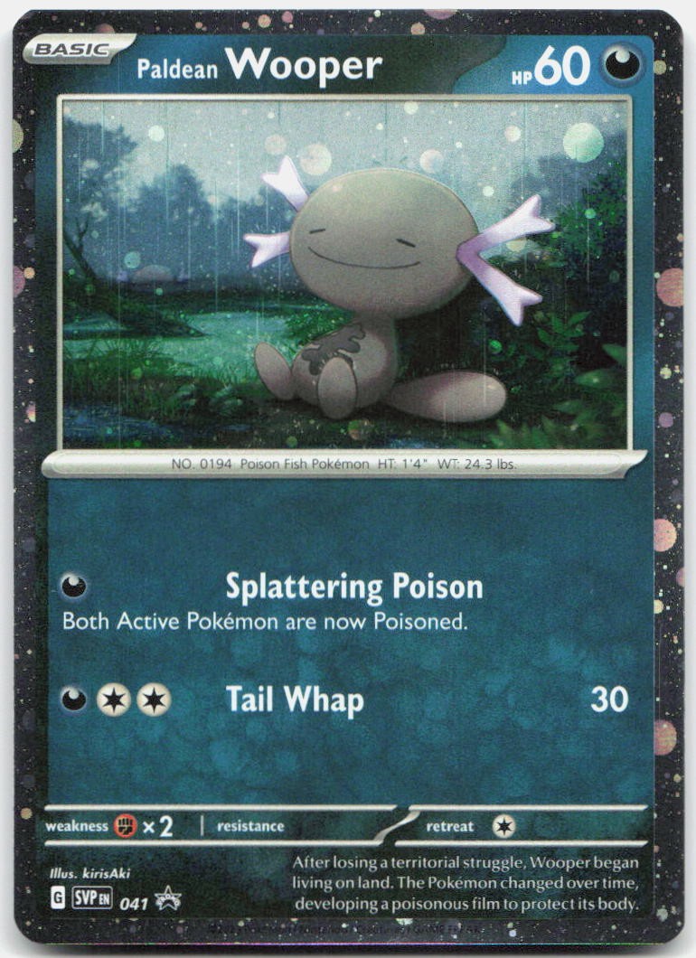 Paldean Wooper Holo Promo SV: Scarlet & Violet Promo Cards 041 NM