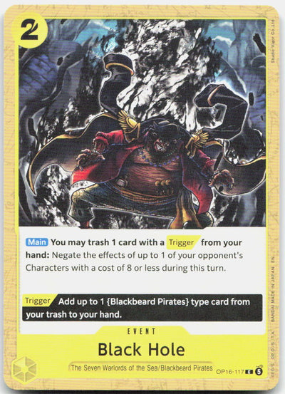 Black Hole C The Time of Battle OP16-117 NM