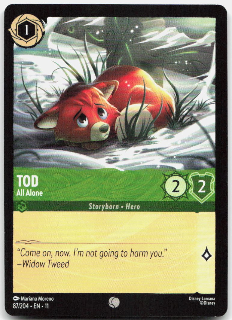 Tod - All Alone Common Winterspell 87/204 NM