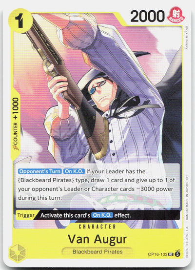 Van Augur UC The Time of Battle OP16-103 NM