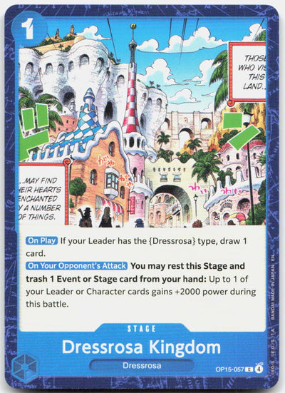 Dressrosa Kingdom C Adventure on Kami's Island OP15-057 NM