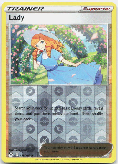 Lady Reverse Holo Uncommon SWSH11: Lost Origin 159/196 NM