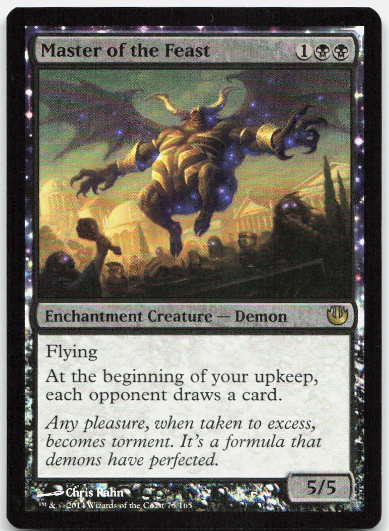Master of the Feast 75 Rare Journey Into Nyx Magic: The Gathering Foil Near Mint