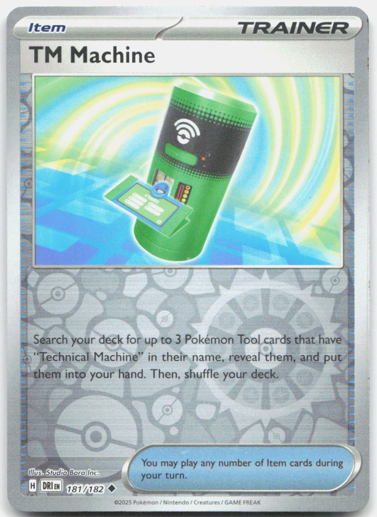TM Machine Reverse Holo Uncommon SV10: Destined Rivals 181/182 NM
