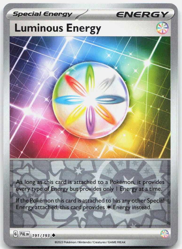 Luminous Energy Reverse Holo Uncommon SV02: Paldea Evolved 191/193 NM