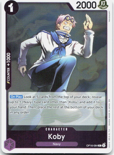 Koby Foil R The Time of Battle OP16-064 NM