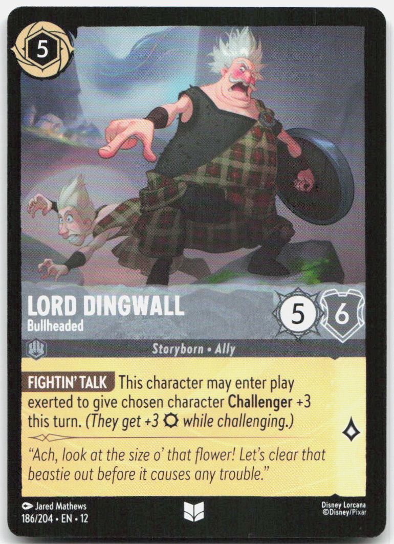 Lord Dingwall - Bullheaded Uncommon Wilds Unknown 186/204 NM