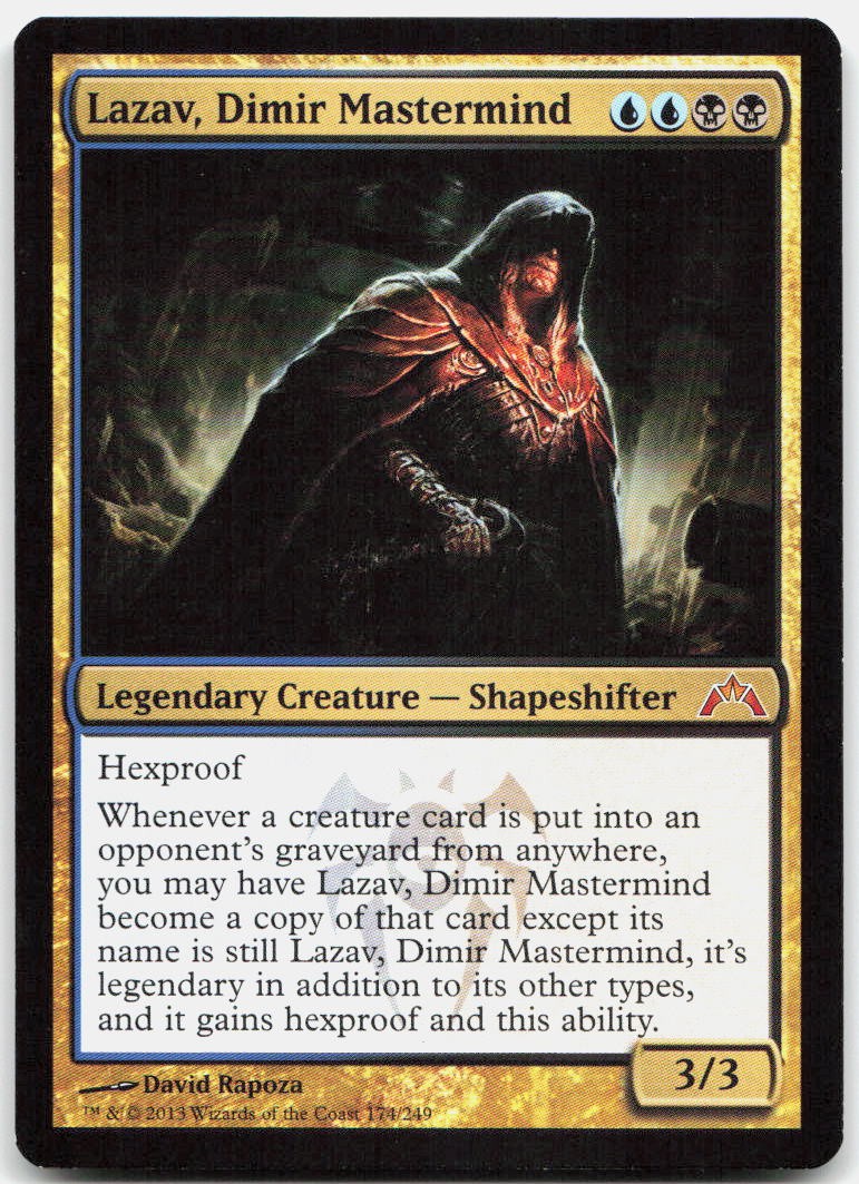 Lazav, Dimir Mastermind 174 Mythic Gatecrash Magic: The Gathering Near Mint