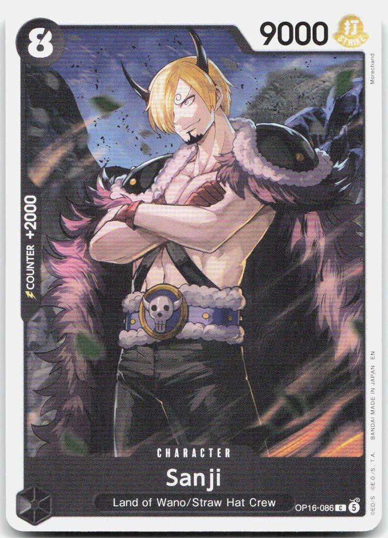 Sanji C The Time of Battle OP16-086 NM