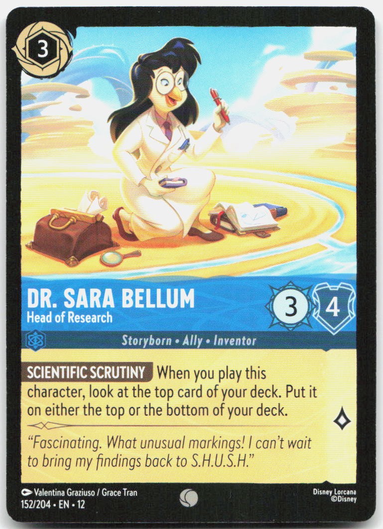 Dr. Sara Bellum - Head of Research Common Wilds Unknown 152/204 NM