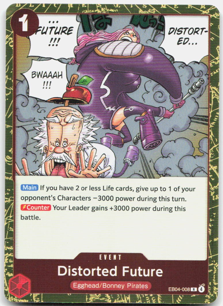 Distorted Future EB04-008 Rare Adventure on Kami's Island One Piece Foil NM